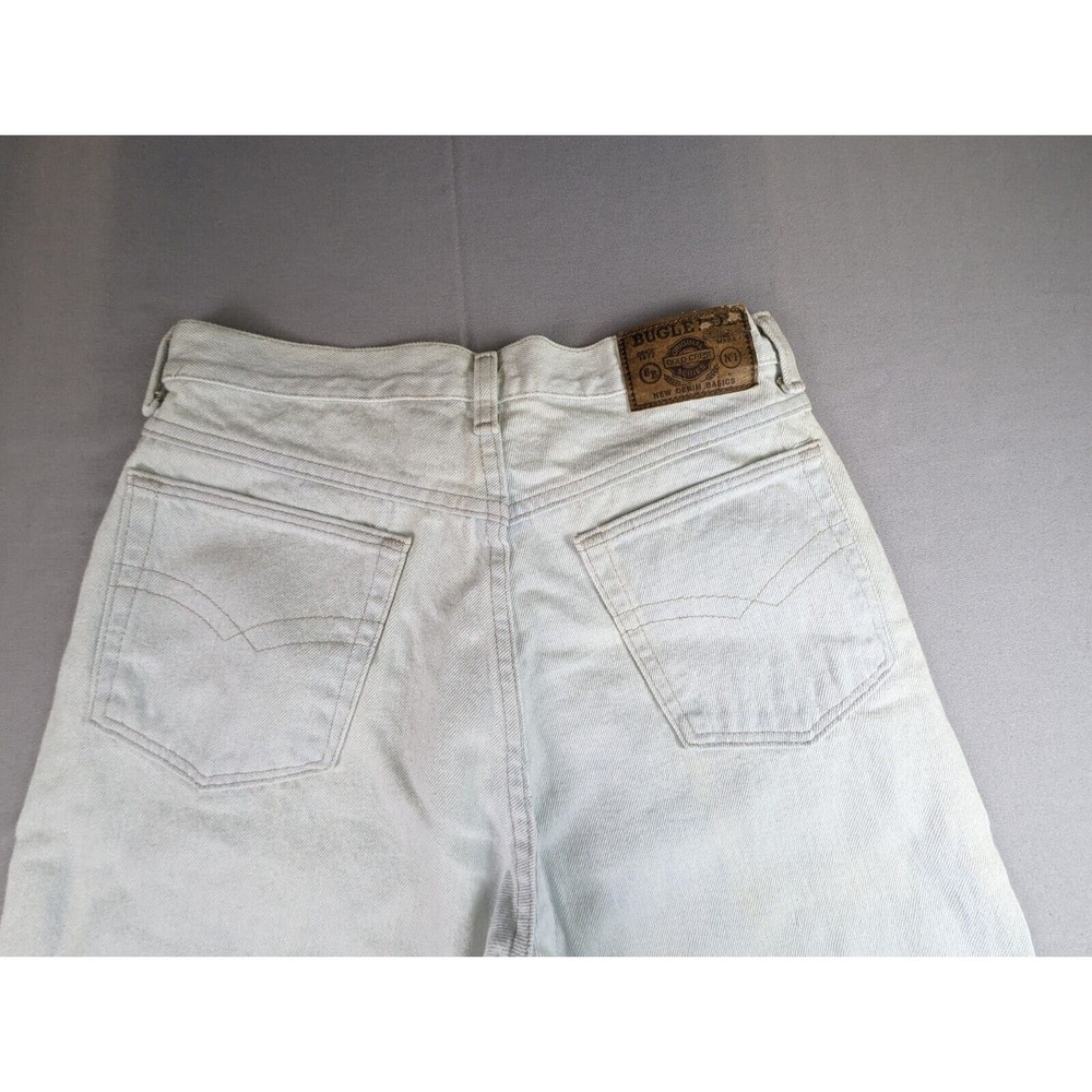 Bugle Boy Men's Jeans Size 29 x 32 Tapered Leg 90s Light Wash Denim Vintage NWT - Picture 14 of 16